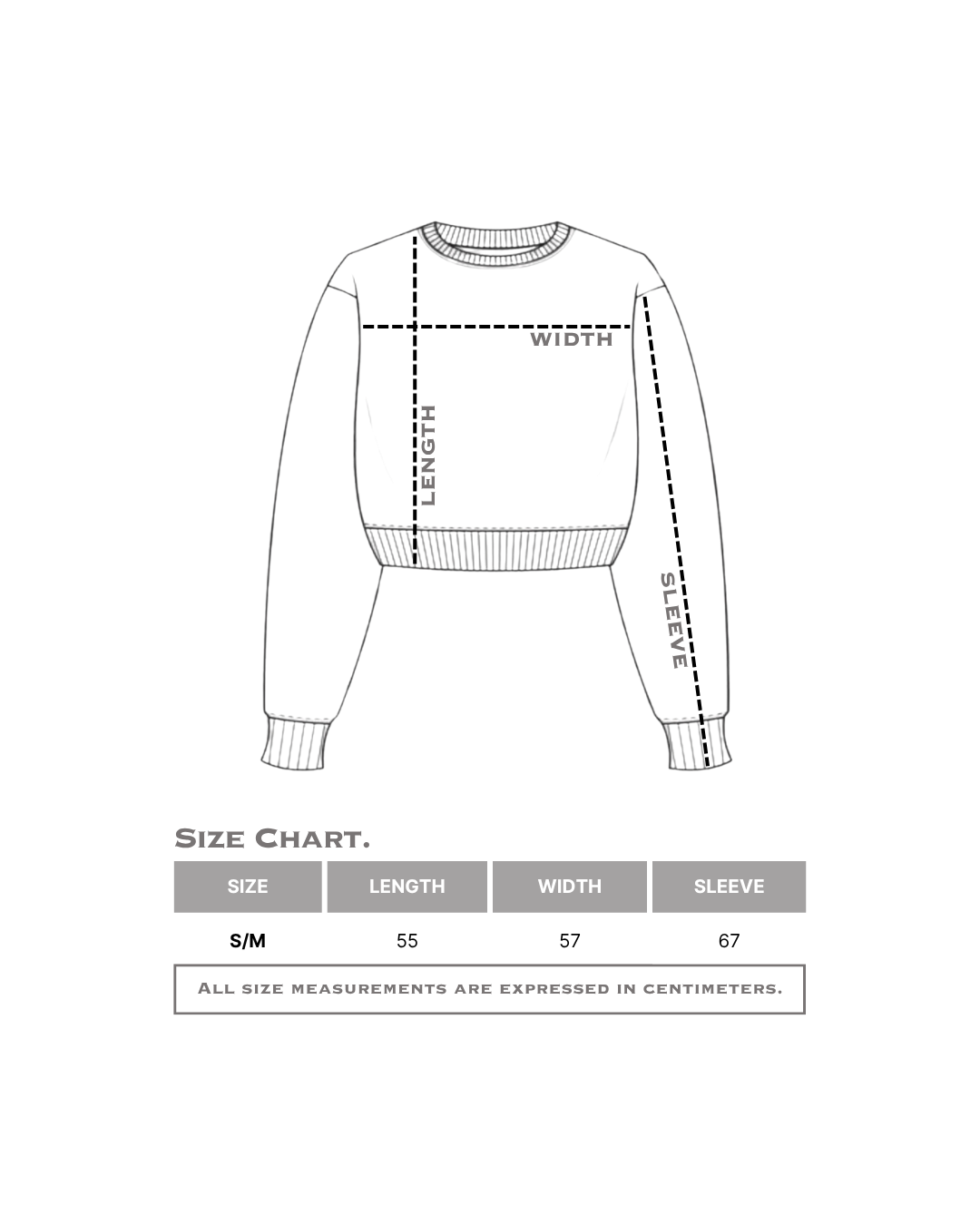 Spectrum Basic Cropped Sweatshirt