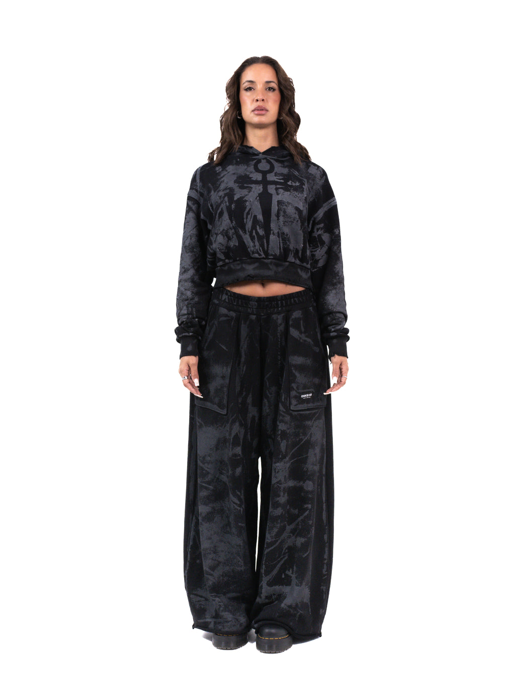 Spectrum Cropped Hoodie