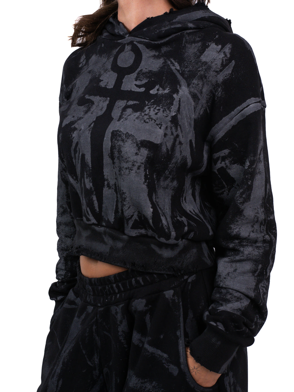 Spectrum Cropped Hoodie