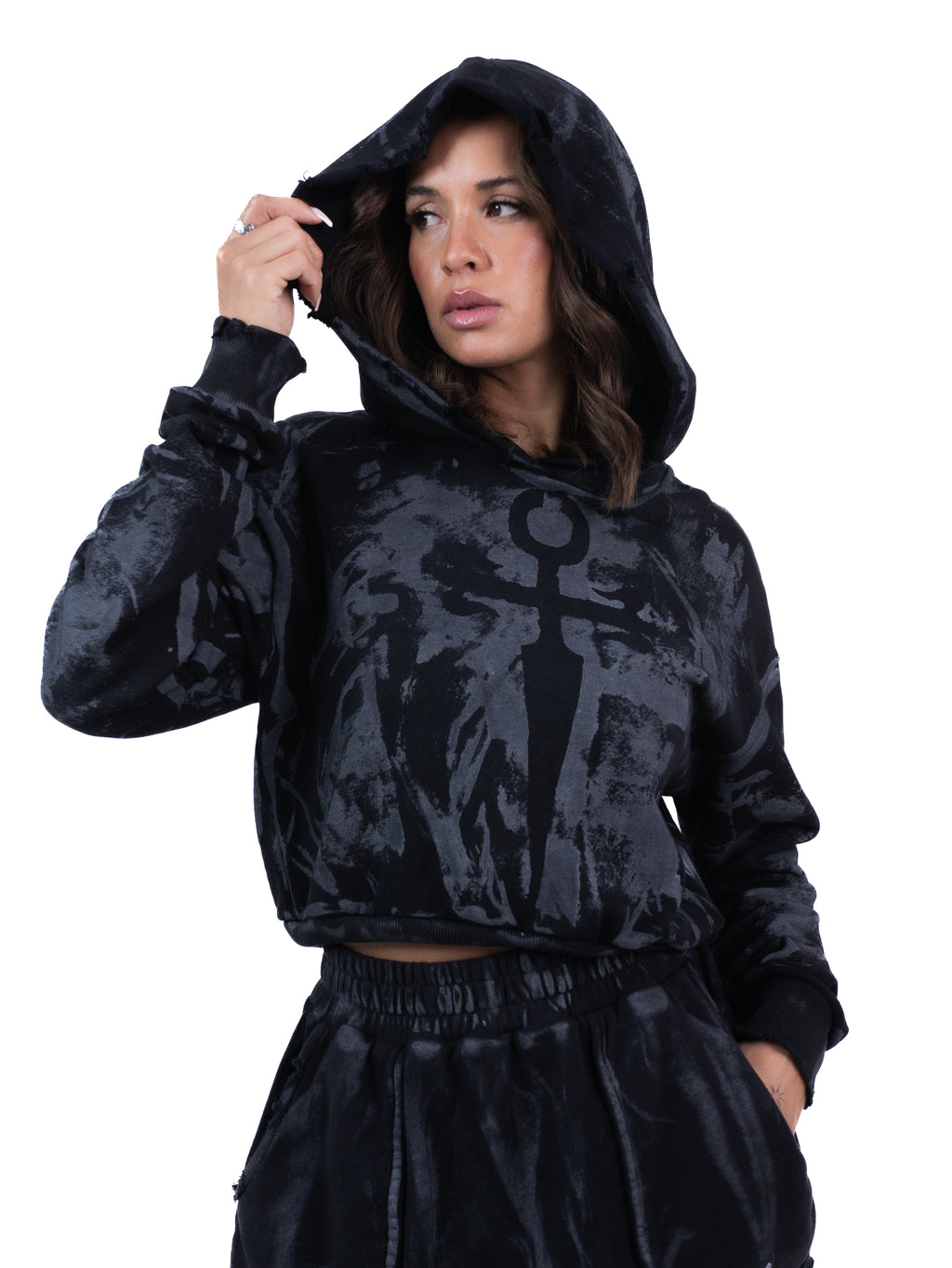 Spectrum Cropped Hoodie